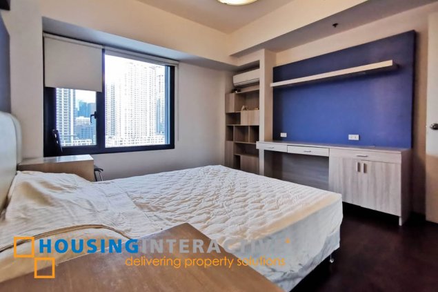fully furnished 1br unit with parking for lease in arya residences