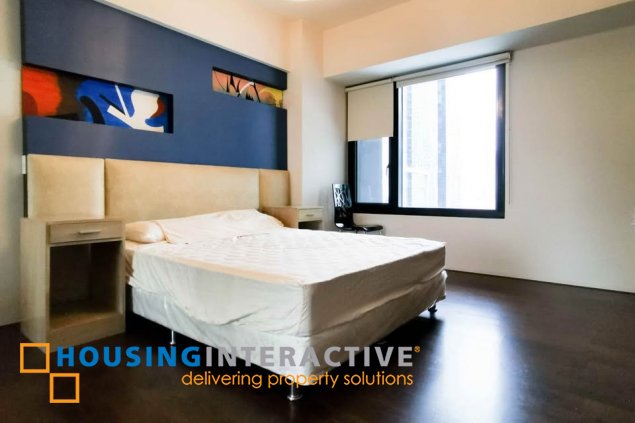 fully furnished 1br unit with parking for lease in arya residences