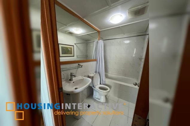 fully furnished 2br unit with parking for sale in bonifacio ridge