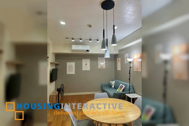 fully furnished 2br unit with balcony for lease in acqua private residences