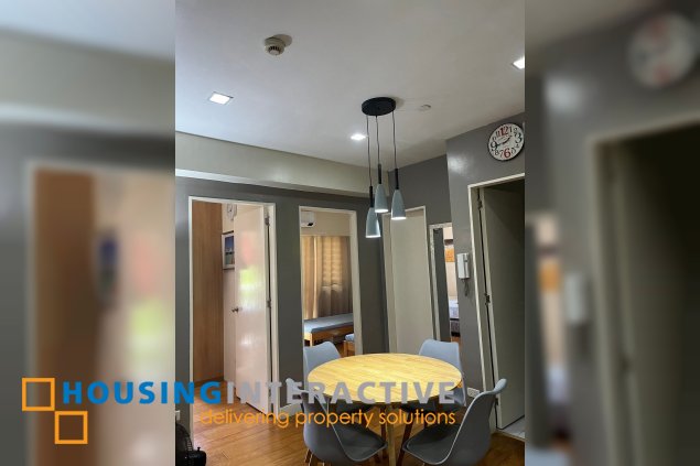 fully furnished 2br unit with balcony for lease in acqua private residences