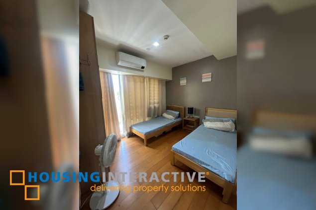fully furnished 2br unit with balcony for lease in acqua private residences