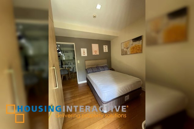 fully furnished 2br unit with balcony for lease in acqua private residences