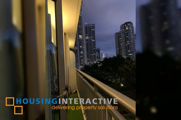 fully furnished 2br unit with balcony for lease in acqua private residences