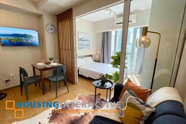 fully furnished 1br unit for lease in acqua private residences