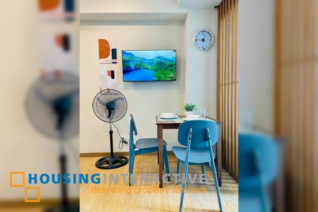 fully furnished 1br unit for lease in acqua private residences