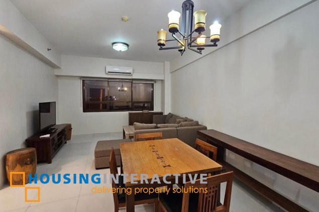 fully furnished 1br unit with parking for sale in the icon residences
