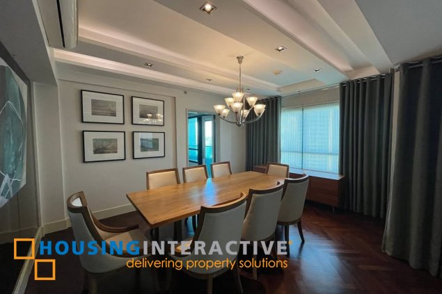 fully furnished 3br unit with parking for rent in edades tower