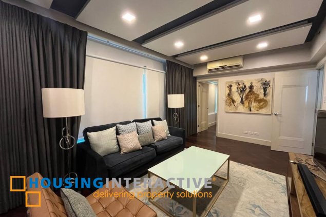 fully furnished 3br unit with parking for rent in edades tower