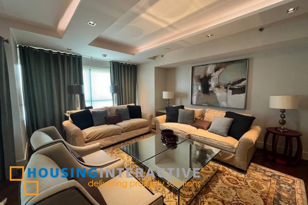 fully furnished 3br unit with parking for rent in edades tower