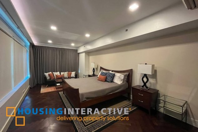 fully furnished 3br unit with parking for rent in edades tower
