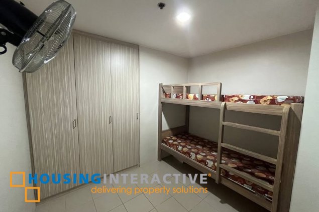fully furnished 3br unit with parking for rent in edades tower