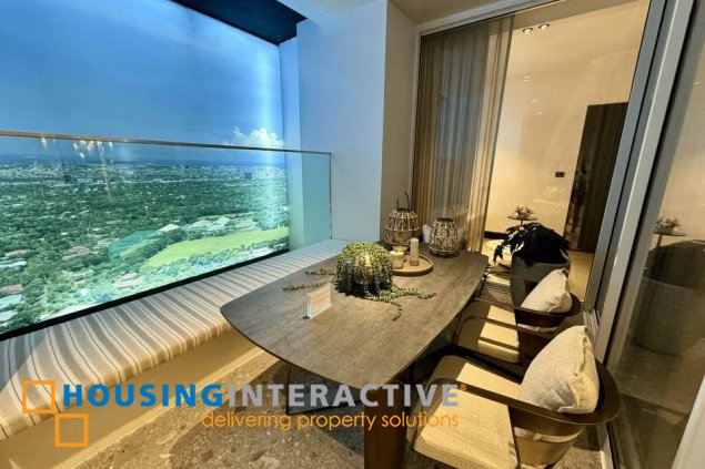 semi-furnished brandnew 3br unit with parking for sale in aurelia residences