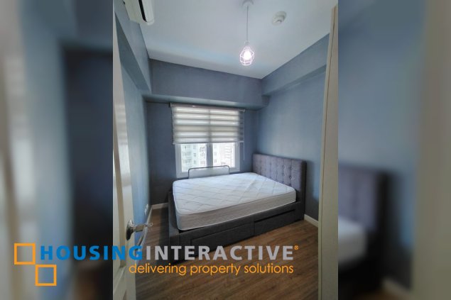 semi-furnished 3br 3br unit with parking for lease in two serendra