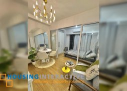 fully furnished 1br unit for lease in acqua private residences