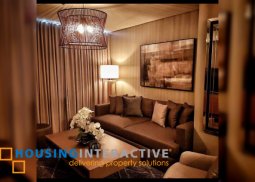 fully furnished 1br unit with parking for sale in park terraces