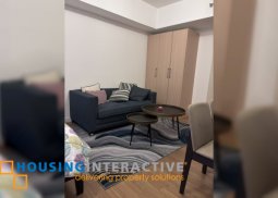 fully furnished studio unit for lease in verve residences