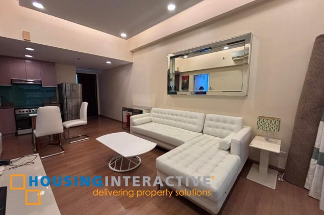 fully furnished 1br unit for lease in st. francis shangri-la place