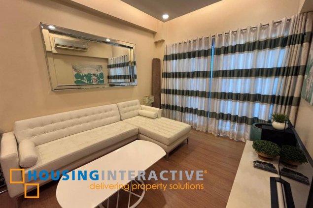 fully furnished 1br unit for lease in st. francis shangri-la place