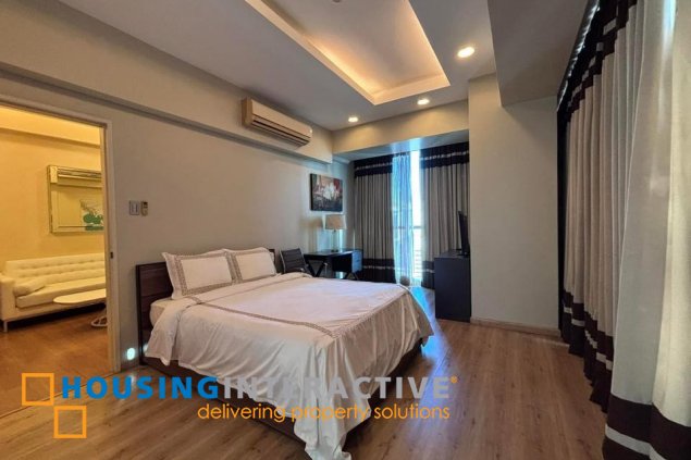 fully furnished 1br unit for lease in st. francis shangri-la place
