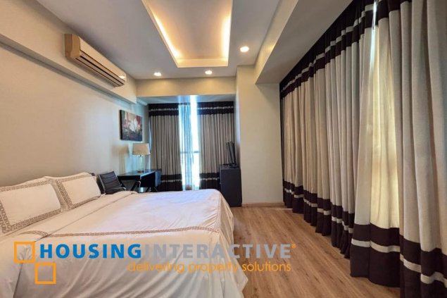 fully furnished 1br unit for lease in st. francis shangri-la place