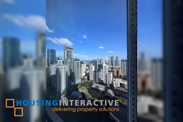 fully furnished 1br unit for lease in st. francis shangri-la place