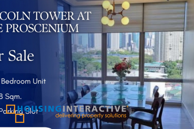 furnished 2br unit with parking for sale in proscenium at rockwell
