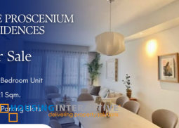 furnished 2br unit with 2 parking for sale in proscenium at rockwell