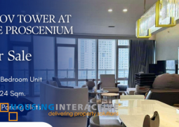 furnished 3br unit with 2 parkings for sale in proscenium at rockwell