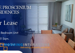 furnished 2br unit with parking for lease in proscenium residences