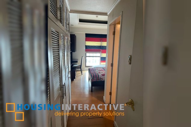 fully furnished 2br unit with parking for sale in the shang grand tower