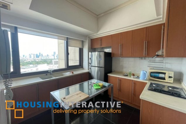 fully furnished 2br unit with parking for sale in the shang grand tower