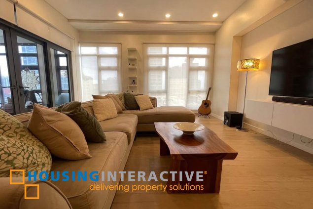 fully furnished 3br unit with parking for sale in escala salcedo