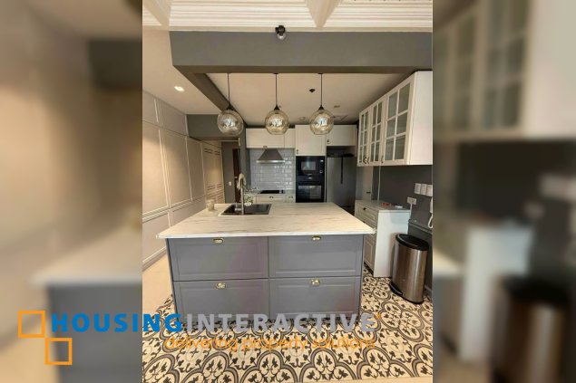 fully furnished 2br unit with parking for lease in two serendra