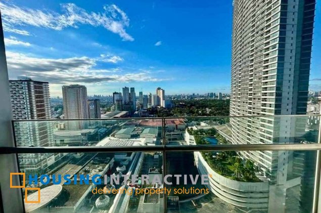 fully furnished 3br unit with parking for lease in st. francis shangri-la place