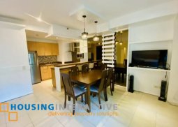 fully furnished 2br unit with balcony and parking for sale in two serendra