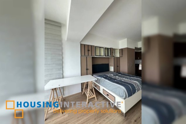 fully furnished studio unit for sale in two serendra
