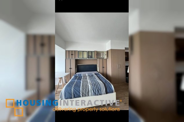 fully furnished studio unit for sale in two serendra