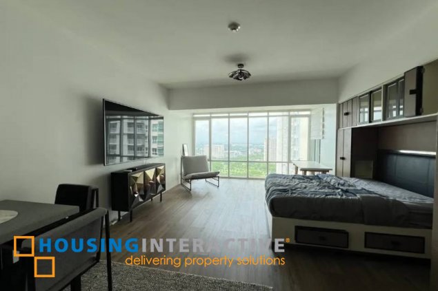 fully furnished studio unit for sale in two serendra