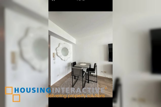 fully furnished studio unit for sale in two serendra