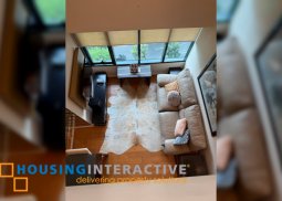 furnished 1br unit with parking for lease in one rockwell