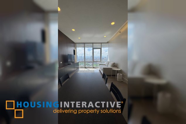 fully furnished 1br unit with parking for sale/lease in proscenium residences