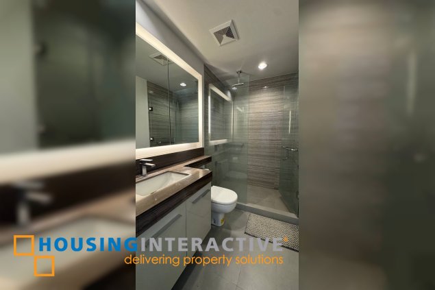 fully furnished 1br unit with parking for sale/lease in proscenium residences