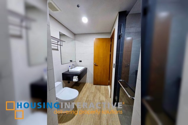 fully furnished 1br unit with balcony for lease in the seasons residences