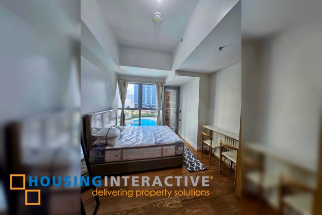 fully furnished 1br unit with balcony for lease in the seasons residences