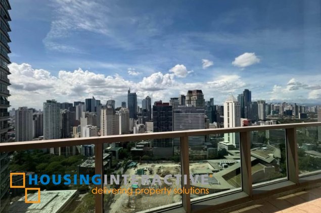 fully furnished 2br unit with balcony and parking for sale/rent in the residences at greenbelt