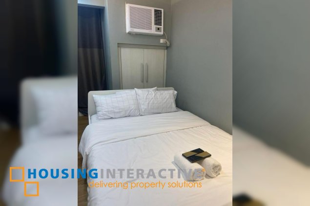 fully furnished studio unit for lease in acqua private residences