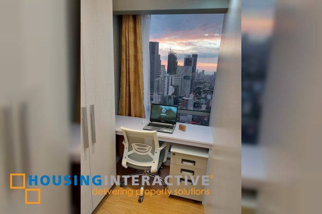 fully furnished studio unit for lease in acqua private residences