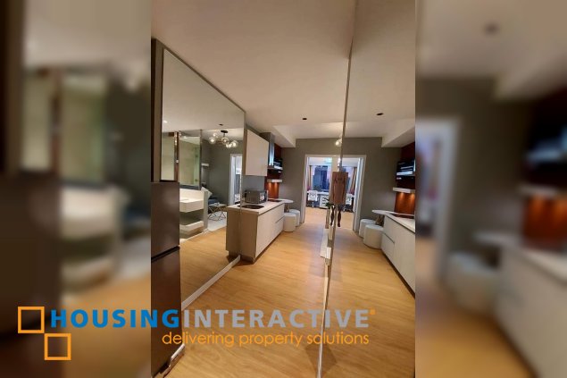 fully furnished studio unit for lease in acqua private residences