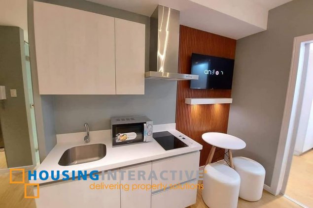 fully furnished studio unit for lease in acqua private residences